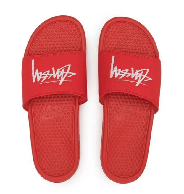 Nike Benassi × Stussy Slide