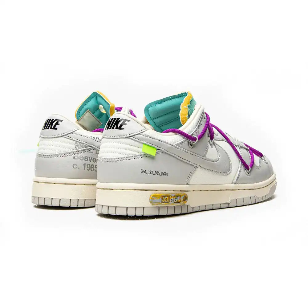 Off-White x Nike Dunk Low Lot 21 of 50 - DRIP DOS ARTISTAS 