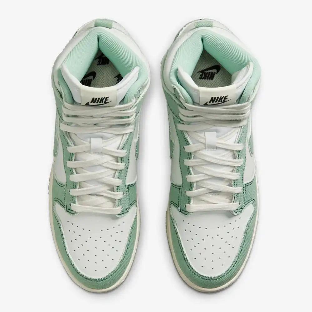 Nike Dunk High 1985 Green Denim - DRIP DOS ARTISTAS 