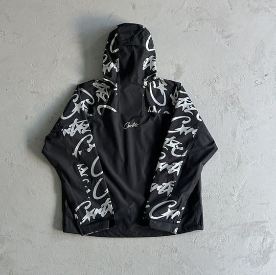 Corteiz Elitework Shell Jacket Black