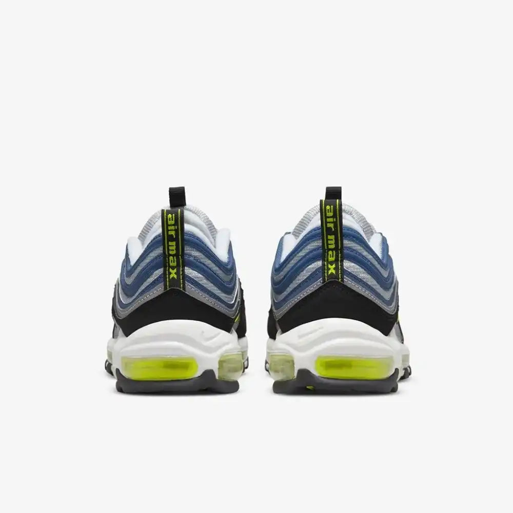 Nike Air Max 97 Atlantic Blue and Voltage Yellow - DRIP DOS ARTISTAS 