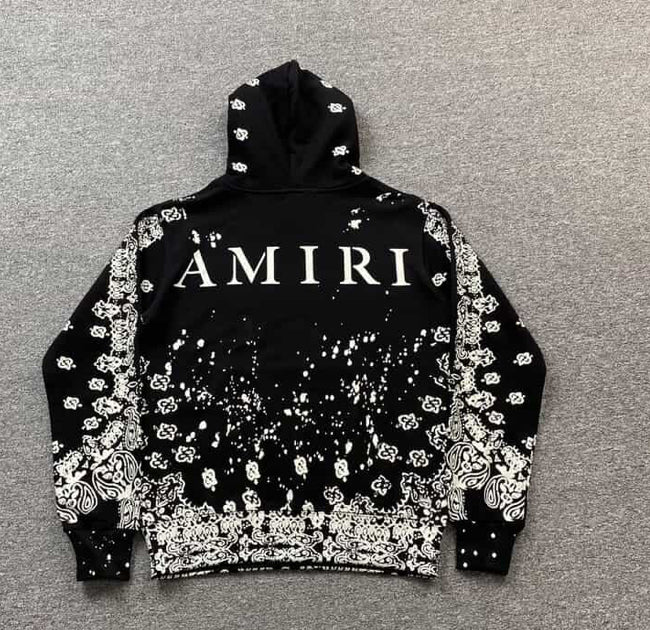 Moletom Amiri Bandana Bleach All Over