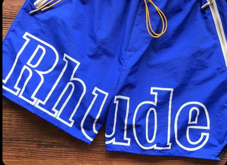 Rhude RH Logo Shorts Blue