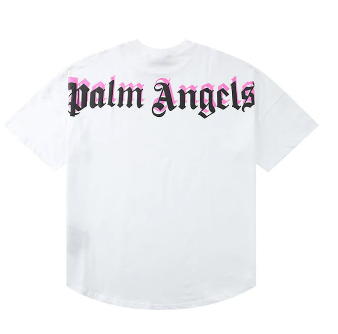 Camiseta Palm Angels Double Logo Oversized