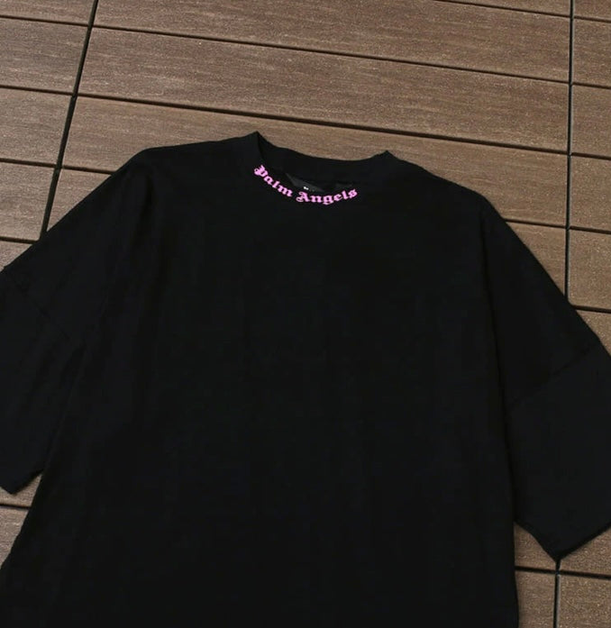 Camiseta Palm Angels Double Logo Oversized