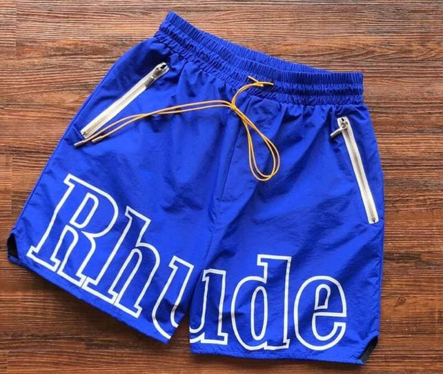 Rhude RH Logo Shorts Blue