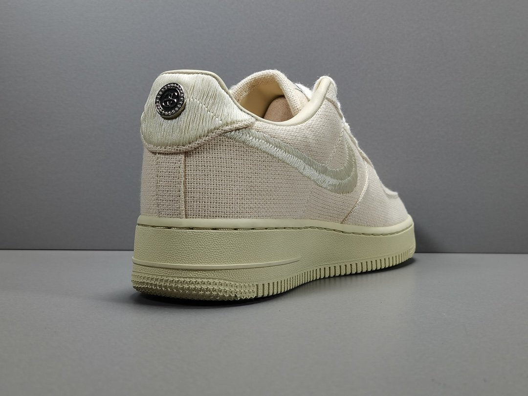 Stussy x Nike Air Force 1 fossil