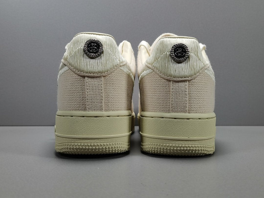 Stussy x Nike Air Force 1 fossil