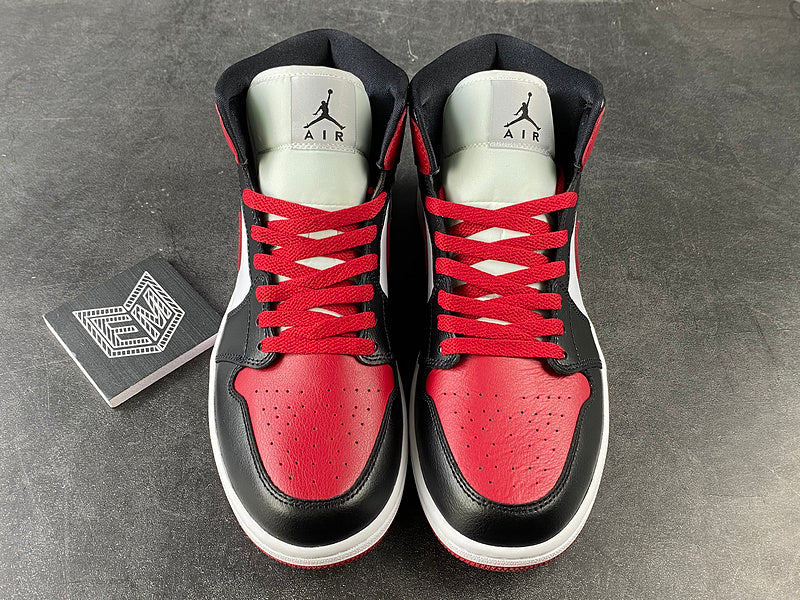 AirJordan 1 Mid Alternate Bred Toe - DRIP DOS ARTISTAS 