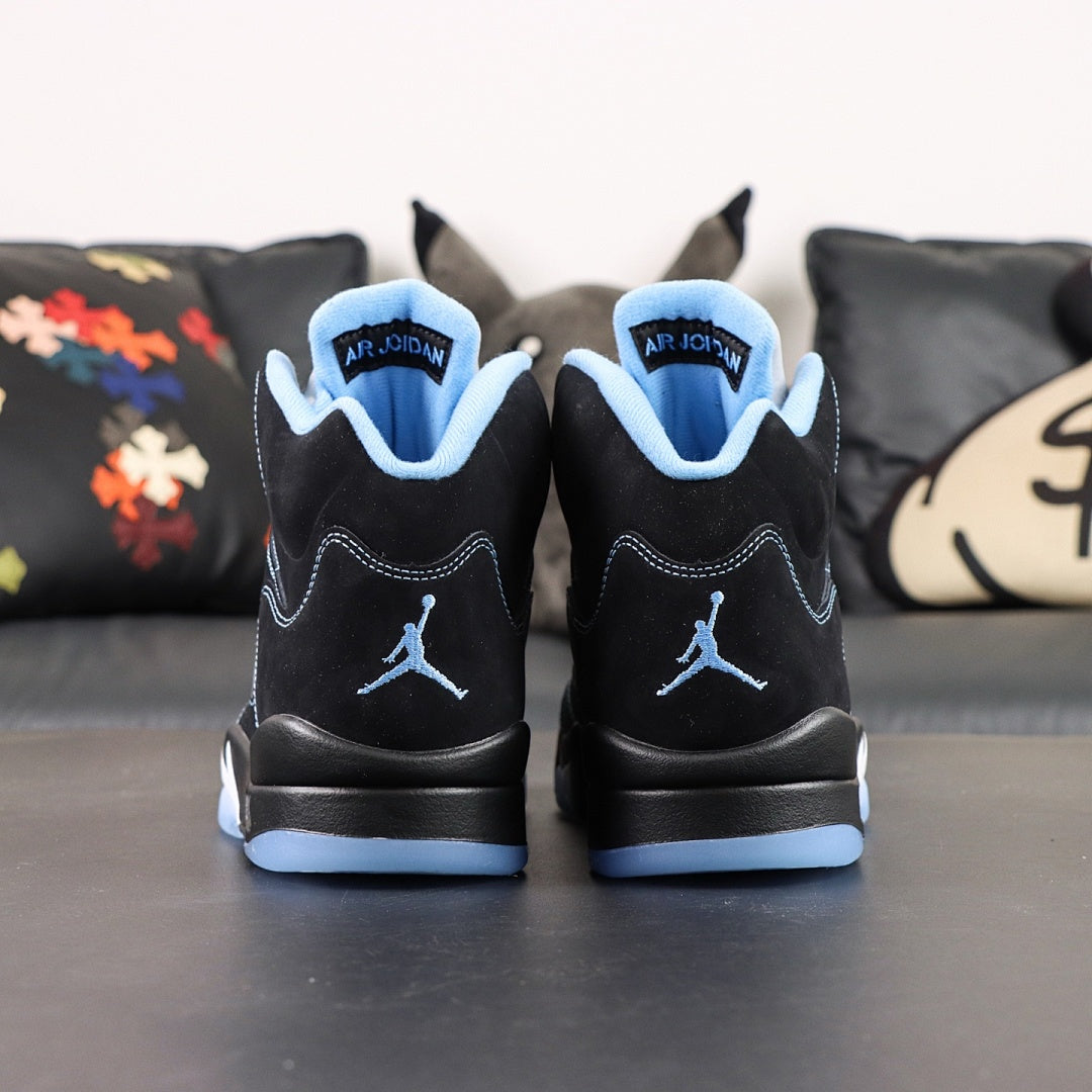 AIR JORDAN 5 BLACK BLUE