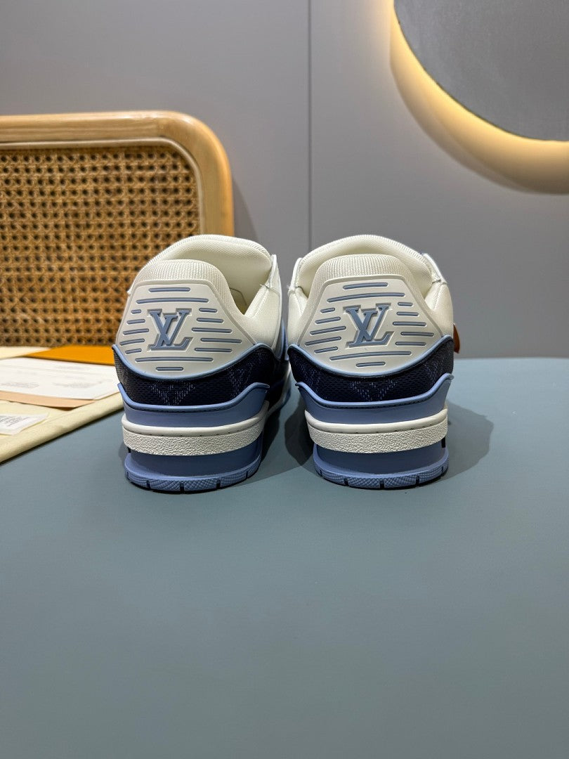 LOUIS VUITTON TRAINER BLUE WHITE