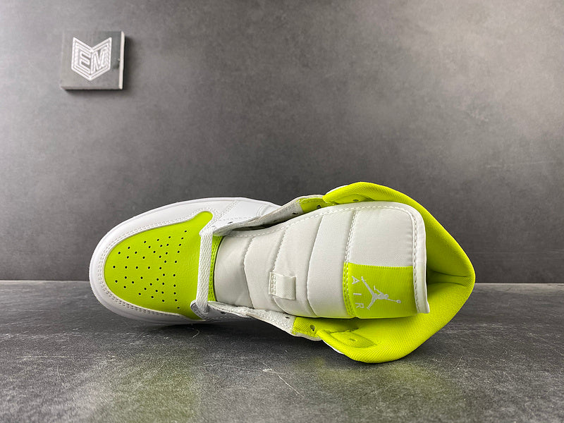 Jordan 1 Mid White Lime (W) - DRIP DOS ARTISTAS 