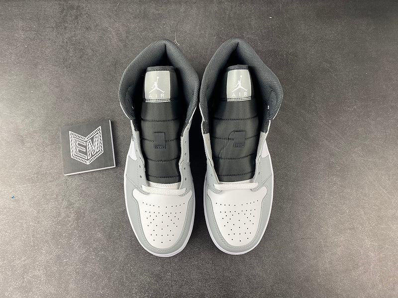 Air Jordan 1 Mid Light Smoke Grey Anthracite - DRIP DOS ARTISTAS 