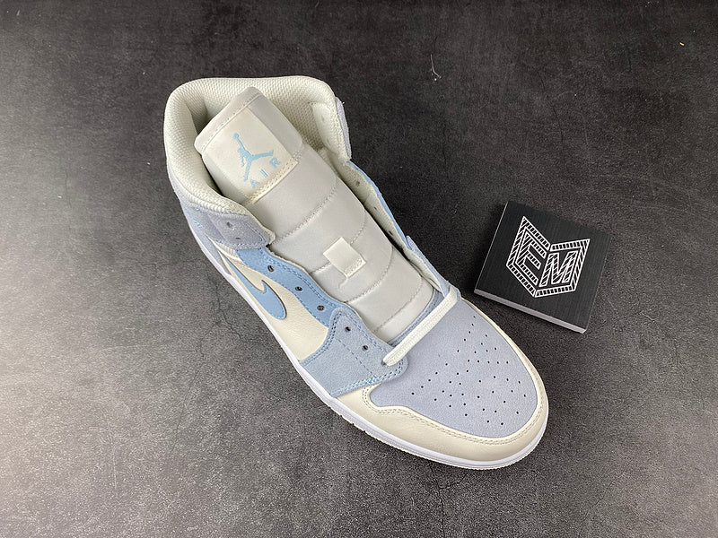 Jordan 1 Mid Mixed Textures Blue - DRIP DOS ARTISTAS 