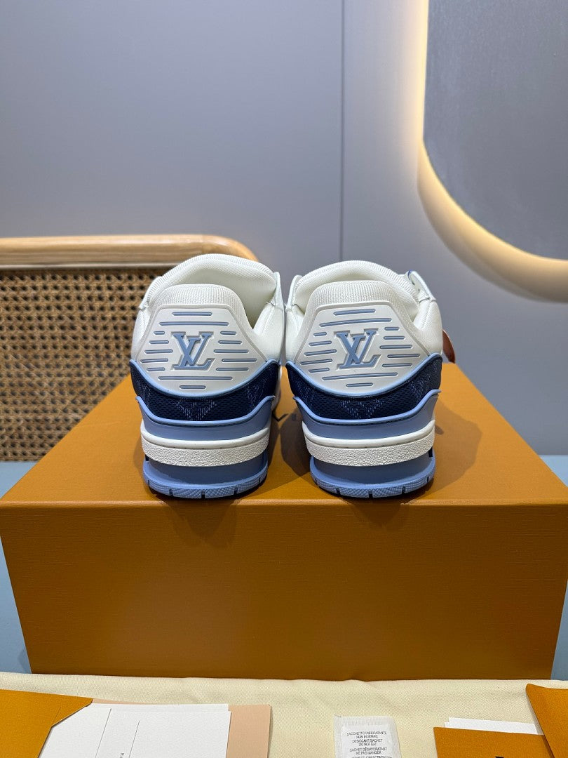 LOUIS VUITTON TRAINER BLUE WHITE