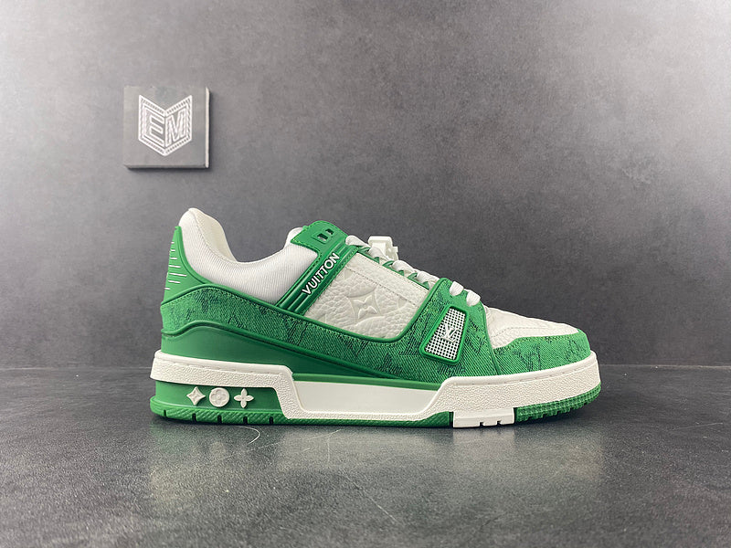 louis vuitton trainner green - pronta entrega sem box - DRIP DOS ARTISTAS 