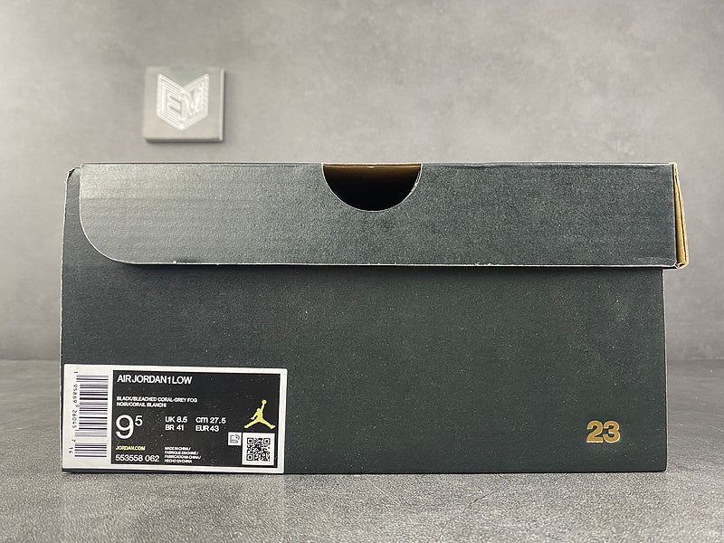 Jordan 1 Low Black Grey Pink - DRIP DOS ARTISTAS 