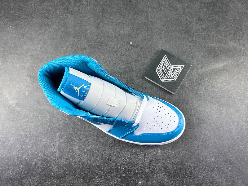Air Jordan 1 Mid Aquatone - DRIP DOS ARTISTAS 