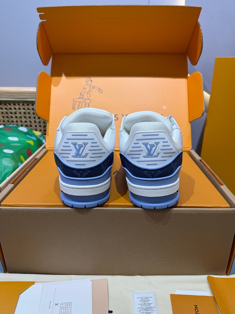 LOUIS VUITTON TRAINER BLUE WHITE