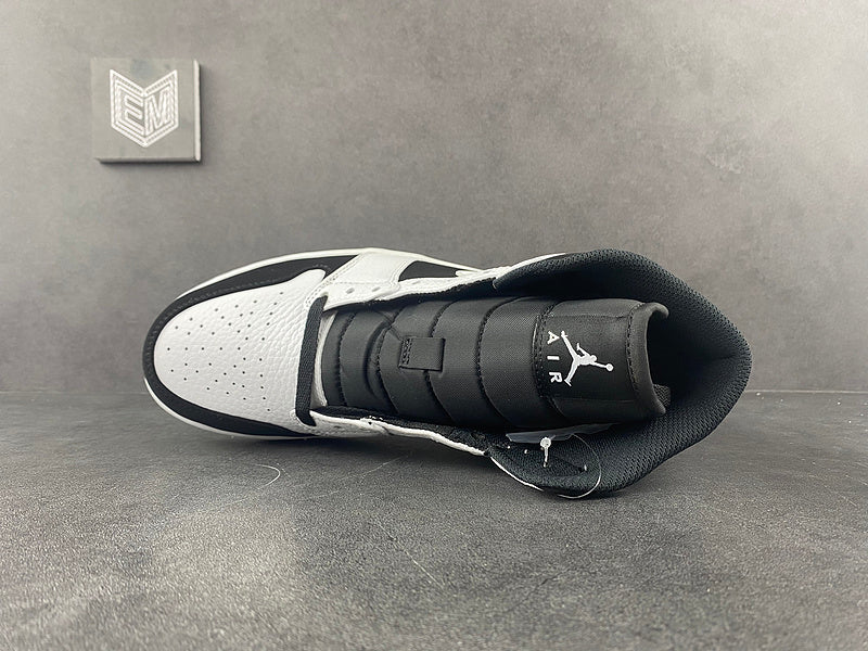 Jordan 1 Mid White Black - DRIP DOS ARTISTAS 