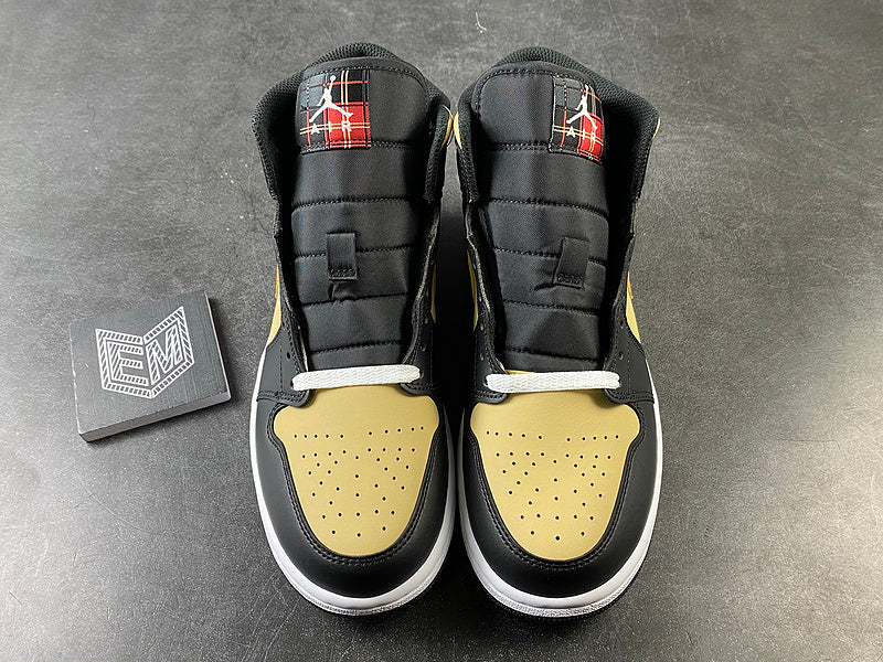 Air Jordan 1 Mid Tartan Swoosh - DRIP DOS ARTISTAS 