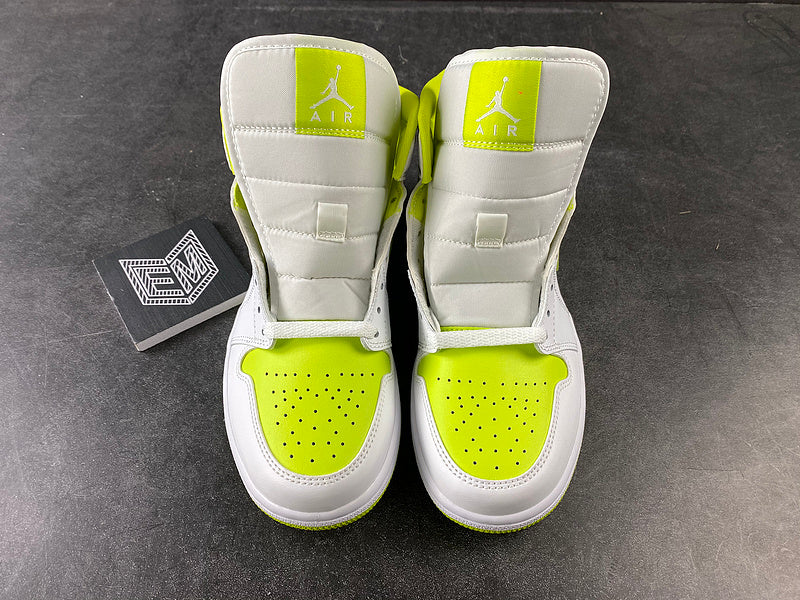 Jordan 1 Mid White Lime (W) - DRIP DOS ARTISTAS 