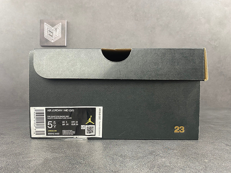 Jordan 1 Mid Pink Quartz - DRIP DOS ARTISTAS 