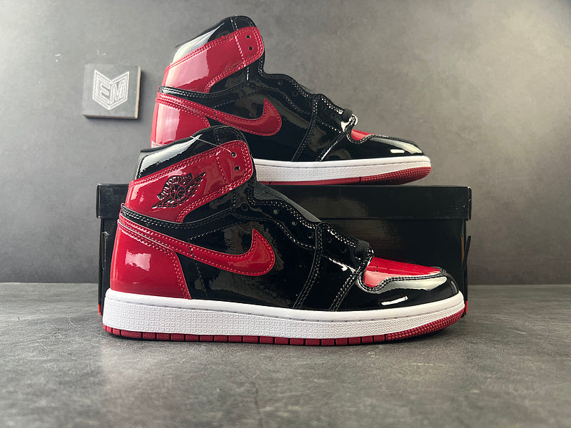 Air Jordan 1 Retro High OG Patent Bred - DRIP DOS ARTISTAS 