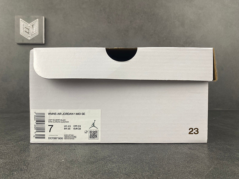 Jordan 1 Mid SE Light Mulberry - DRIP DOS ARTISTAS 