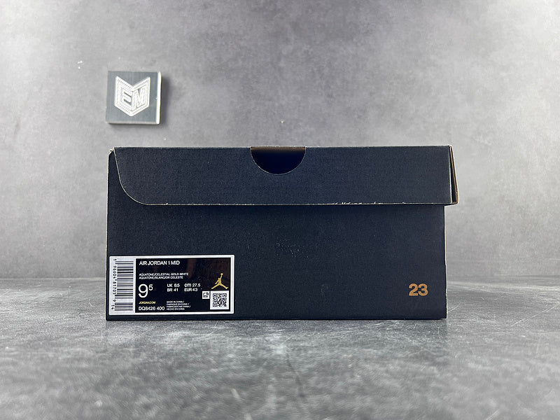 Air Jordan 1 Mid Aquatone - DRIP DOS ARTISTAS 