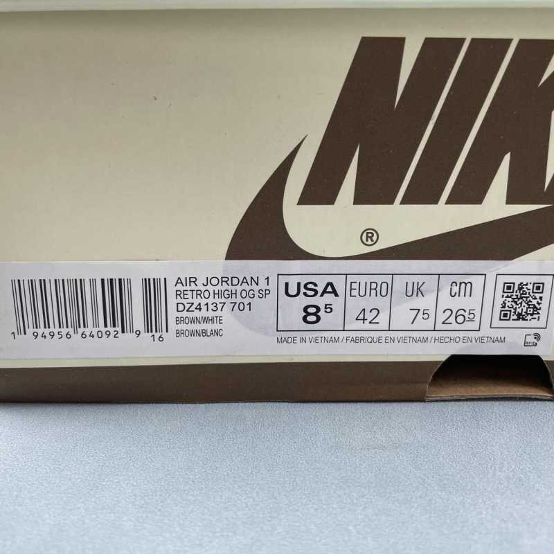 Air jordan 1  Travis scott olive