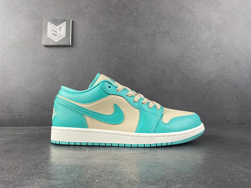 Jordan 1 Low Tropical Teal - DRIP DOS ARTISTAS 