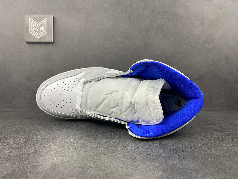 Air Jordan 1 Retro High Zoom White Racer Blue - DRIP DOS ARTISTAS 
