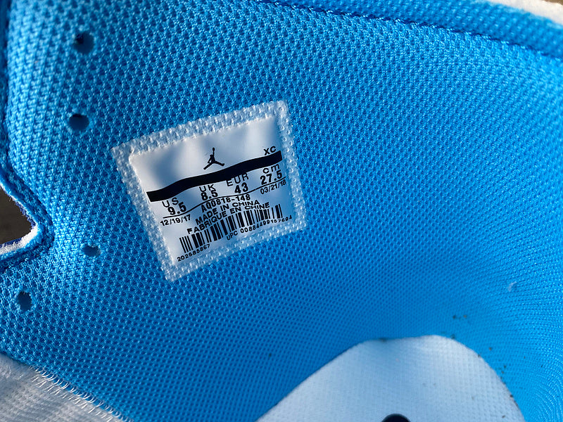 Air Jordan 1 Retro High Off-White University Blue - DRIP DOS ARTISTAS 