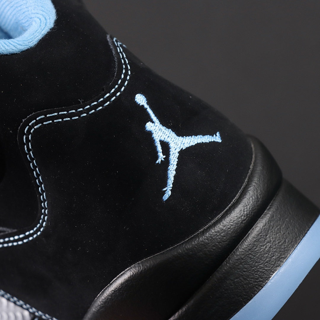 AIR JORDAN 5 BLACK BLUE
