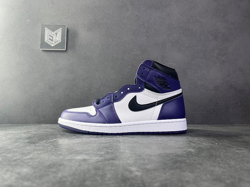 Air Jordan 1 Retro High Court Purple White - DRIP DOS ARTISTAS 