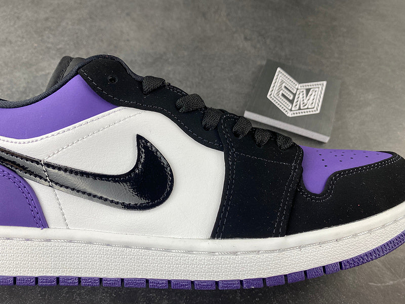 Jordan 1 Low Court Purple - DRIP DOS ARTISTAS 