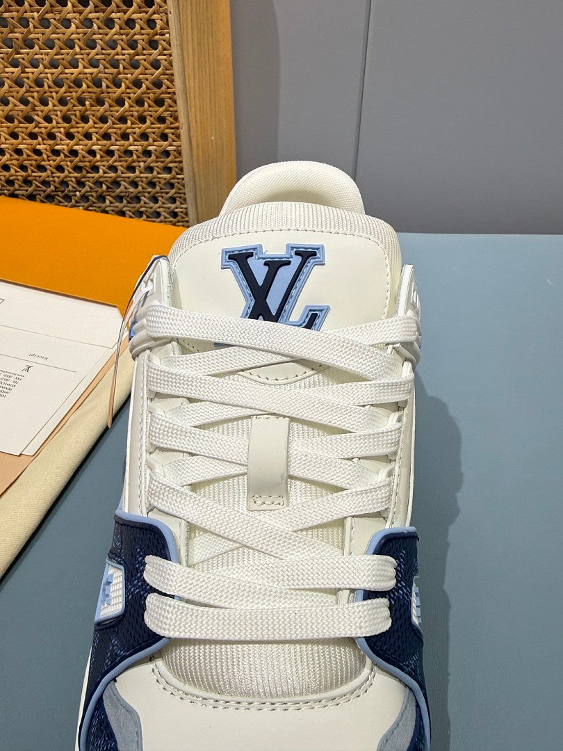 LOUIS VUITTON TRAINER BLUE WHITE