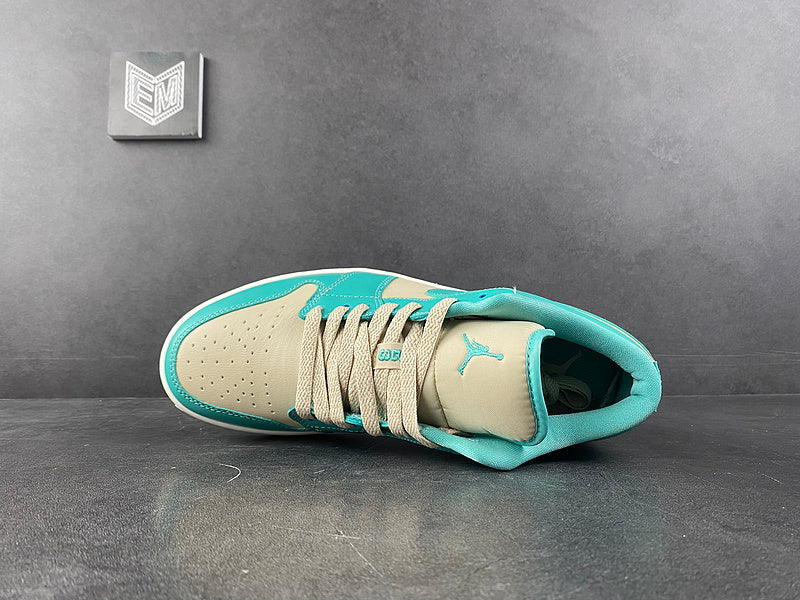 Jordan 1 Low Tropical Teal - DRIP DOS ARTISTAS 