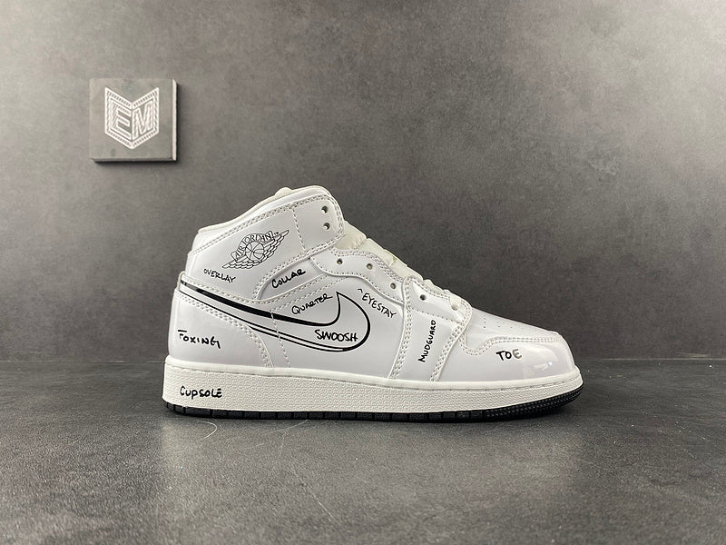 Jordan 1 Mid Schematic (GS) - DRIP DOS ARTISTAS 