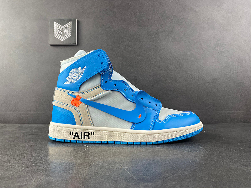 Air Jordan 1 Retro High Off-White University Blue - DRIP DOS ARTISTAS 