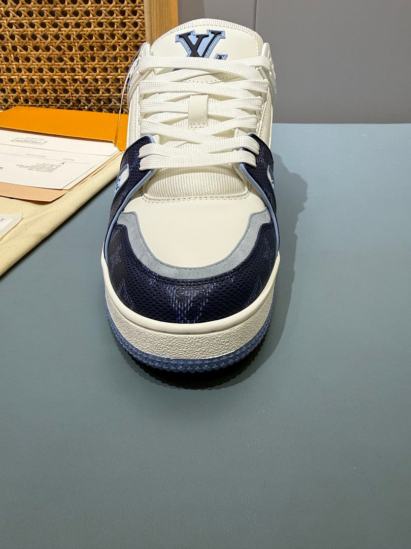 LOUIS VUITTON TRAINER BLUE WHITE