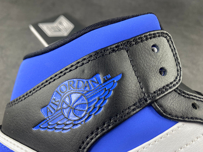 Jordan 1 Mid White Black Racer Blue - DRIP DOS ARTISTAS 