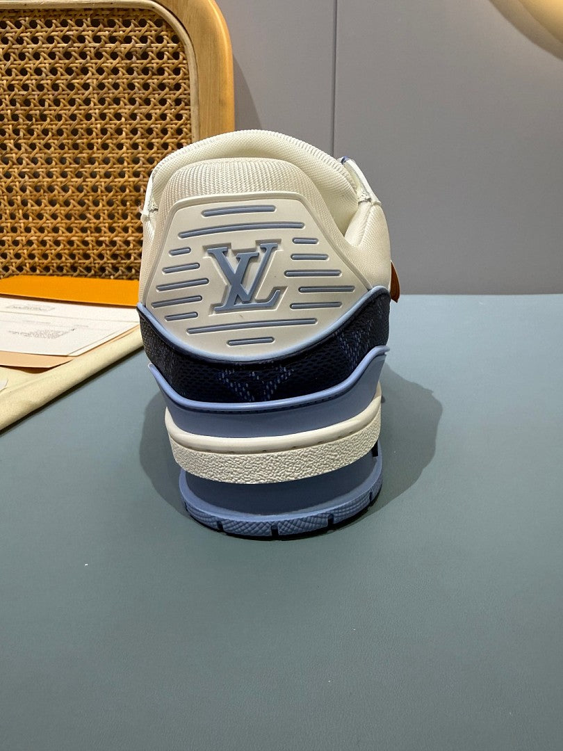LOUIS VUITTON TRAINER BLUE WHITE