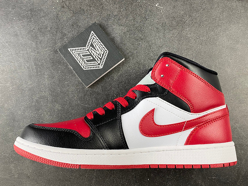 AirJordan 1 Mid Alternate Bred Toe - DRIP DOS ARTISTAS 