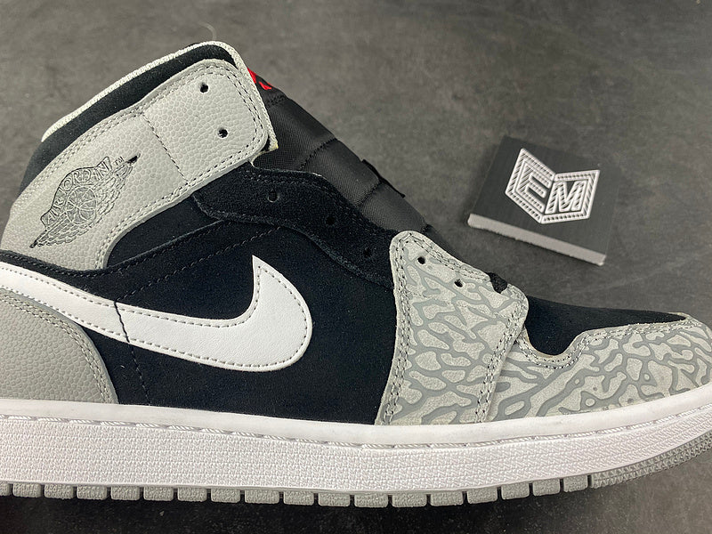 Air Jordan 1 Mid Elephant Print - DRIP DOS ARTISTAS 