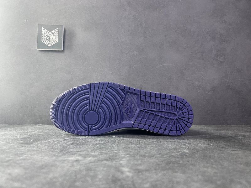 Air Jordan 1 Retro High Court Purple White - DRIP DOS ARTISTAS 