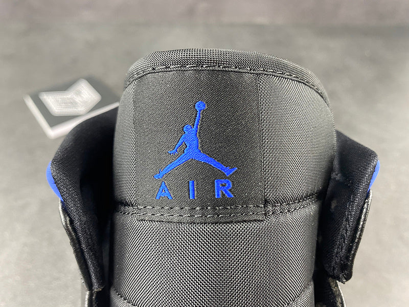 Jordan 1 Mid White Black Racer Blue - DRIP DOS ARTISTAS 