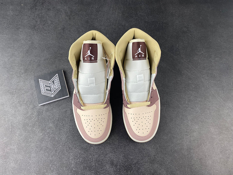 Jordan 1 Mid SE Dark Pony Smoky Mauve - DRIP DOS ARTISTAS 