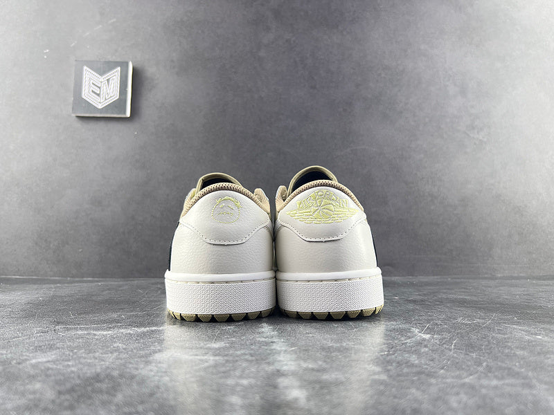 Jordan 1 Retro Low Golf Travis Scott Neutral Olive - DRIP DOS ARTISTAS 